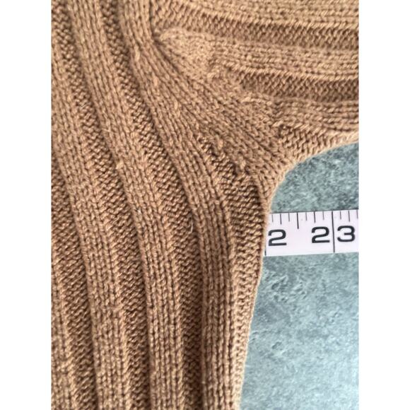 Y2K American Eagle Sweater Womens Small Ribbed Knit Fisherman Preppy Academia - Picture 8 of 9